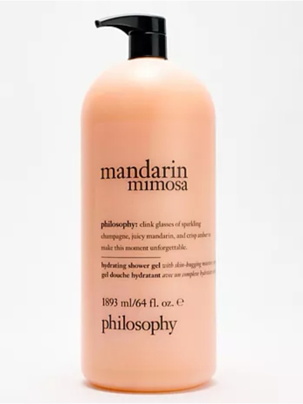 philosophy 64oz mega summertime fun shower gel, Mandarin mimosa - New